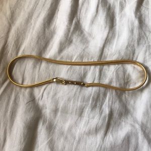 Skinny Gold Spring Belt